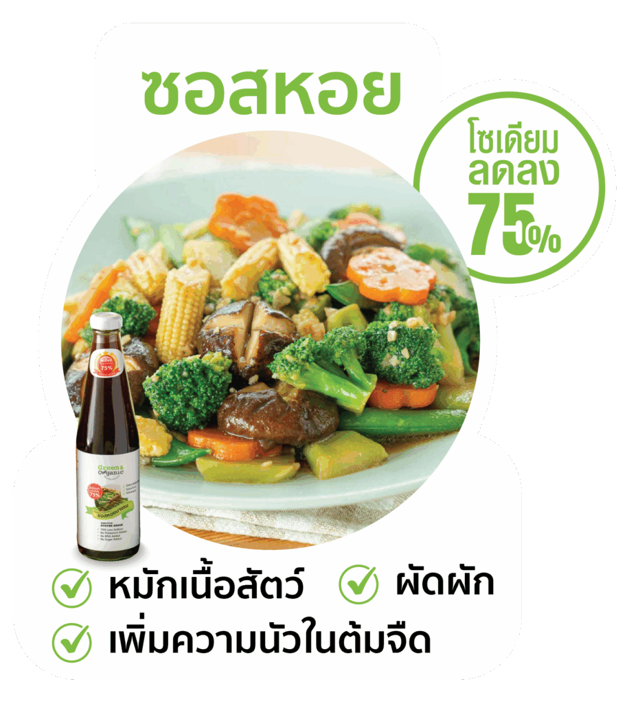ผัดผักโซเดียมต่ำ
